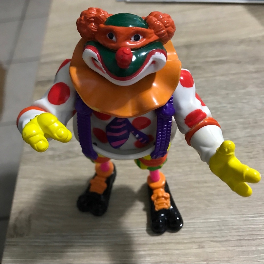 VTG 1992 Crazy Clownin' Mike Figure Teenage Mutant Ninja Turtles TMNT Playmates